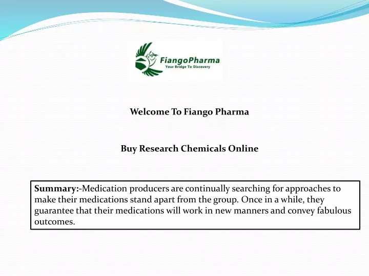welcome to fiango pharma