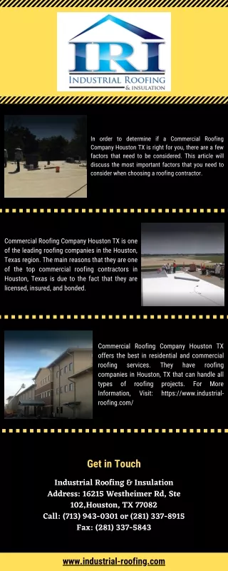 Commercial Roofing Corpus Christi TX