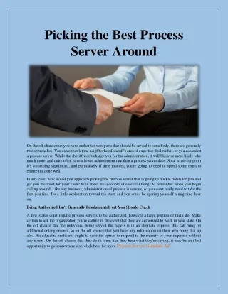 Process Server Glendale AZ