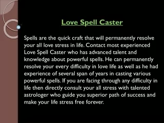 Love Spell Caster USA  91-8557014282