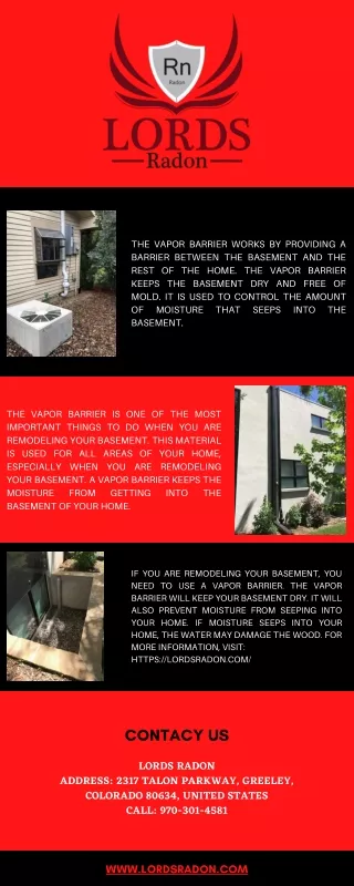 radon removal system Loveland CO