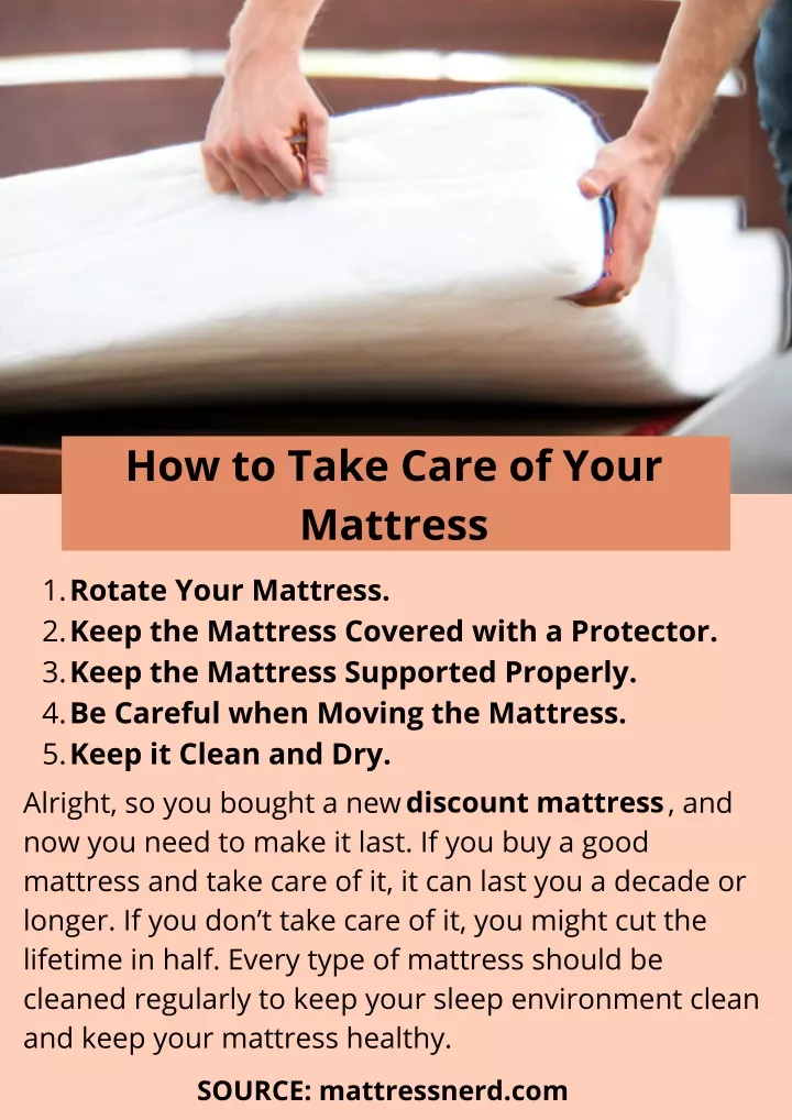 how to take care of your mattress