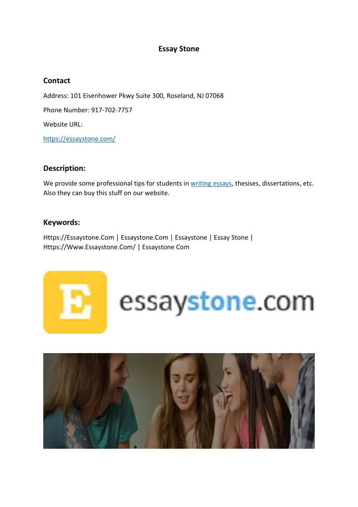 essay stone