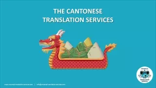 the cantonese translation services