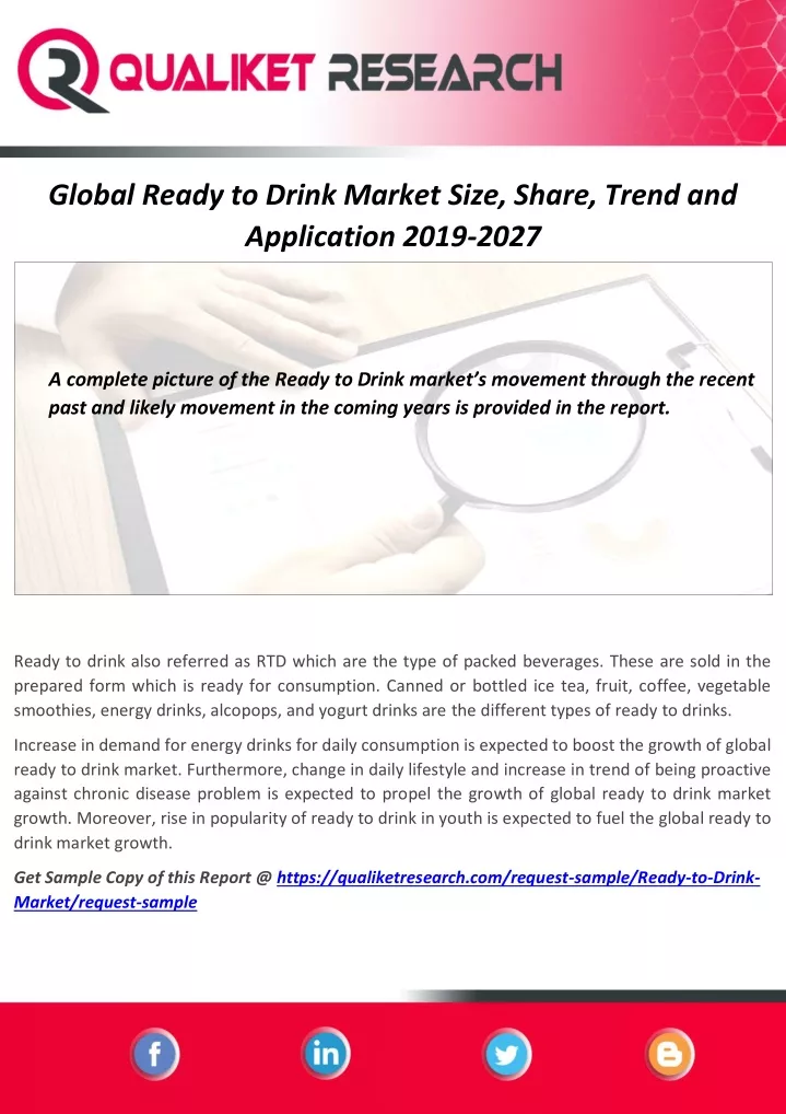 global ready to drink market size share trend