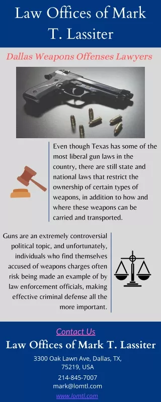 Dallas Weapons Offenses Lawyers