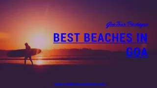 Best beaches in Goa | Goa Tour Packages