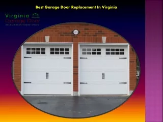 best garage door replacement in virginia