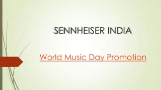 Sennheiser World Music Day