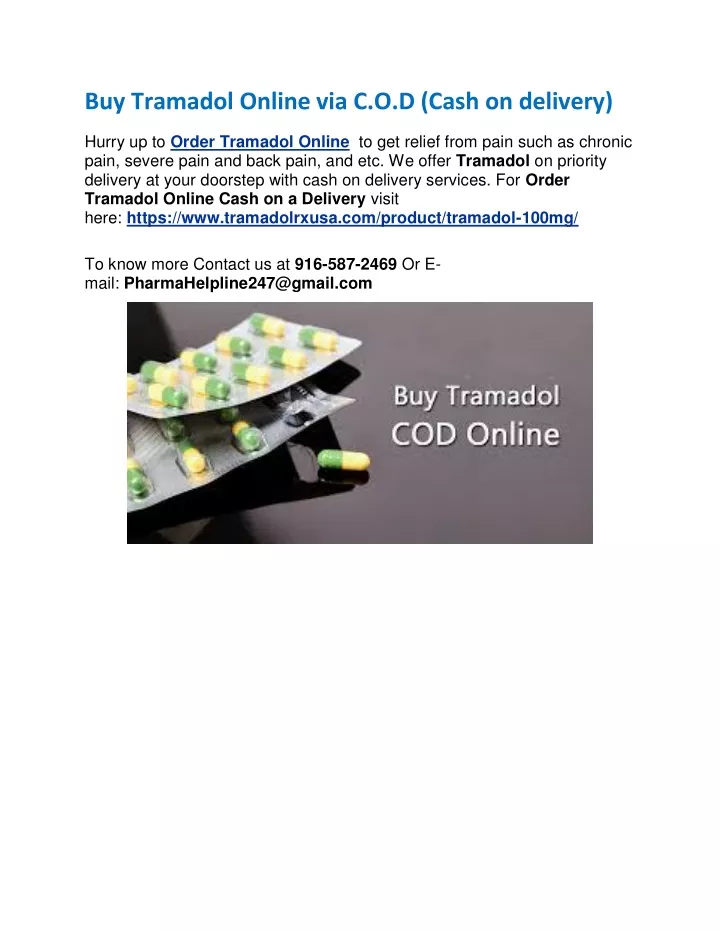 buy tramadol online via c o d cash on delivery