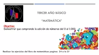 tercer a o b sico matem tica