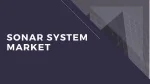 SONAR system market – Opportunities and forecast, 2020-2027 - slide 1