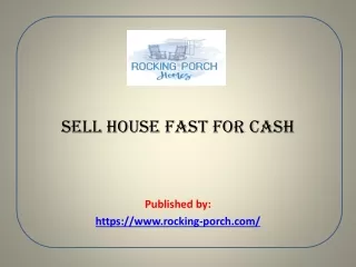 sell house fast for cash