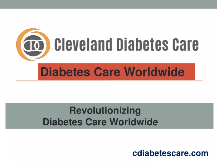 diabetes care worldwide