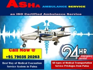 Take ICU Equilibrium Ambulance Services in Patna | ASHA