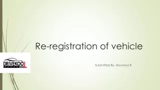 Cost Of Re Registration Of Vehicle In Karnataka