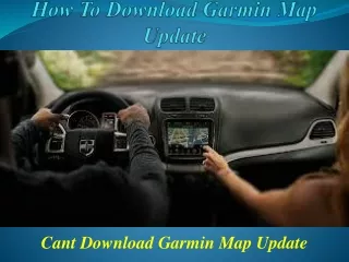 how to download garmin map update