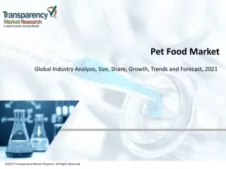 Pet Food Market to Reflect Impressive Growth Rate by 2029