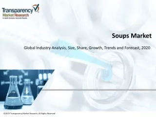 Soups Market to Witness an Outstanding Growth by 2020