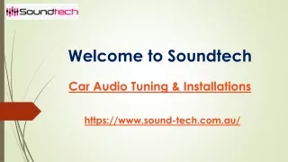 Get the Car Audio Tuning & Installations