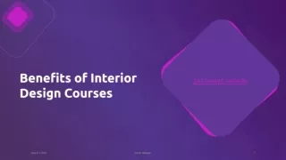 interior design degree course