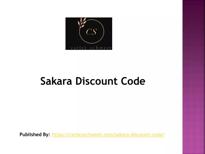 sakara discount code published by https