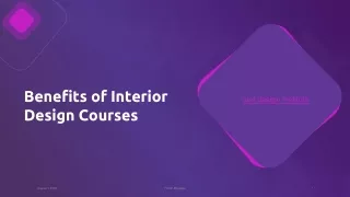 Benefits of Interior Design Courses