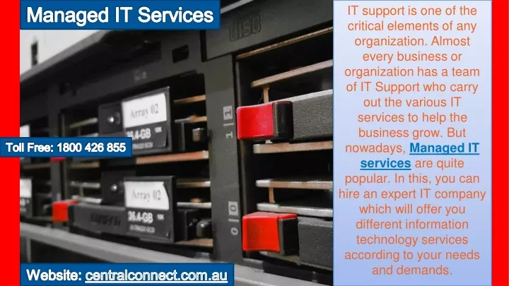 it support is one of the critical elements