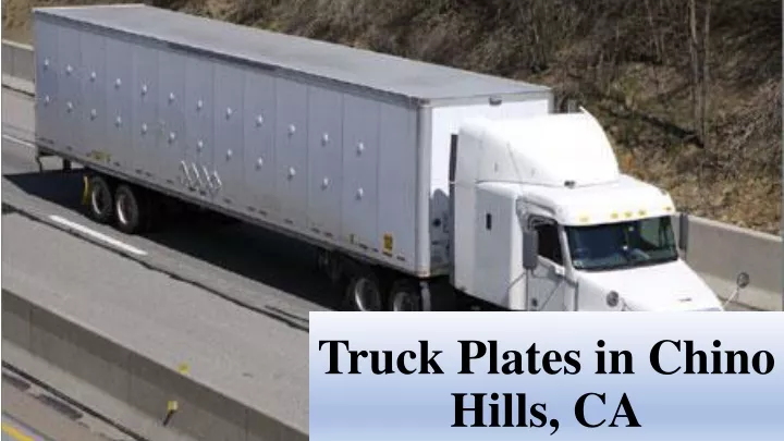truck plates in chino hills ca
