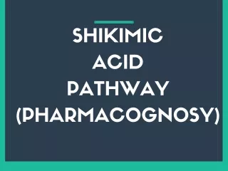shikimic acid pathway