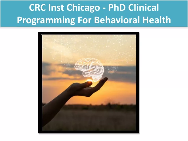 crc inst chicago phd clinical programming