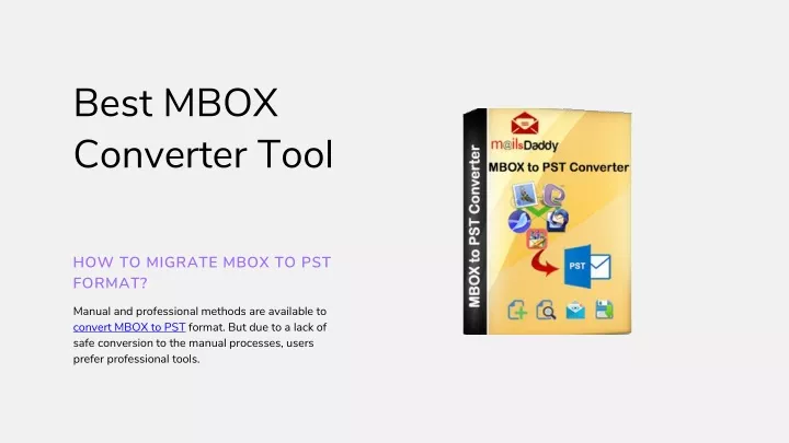 how to migrate mbox to pst format