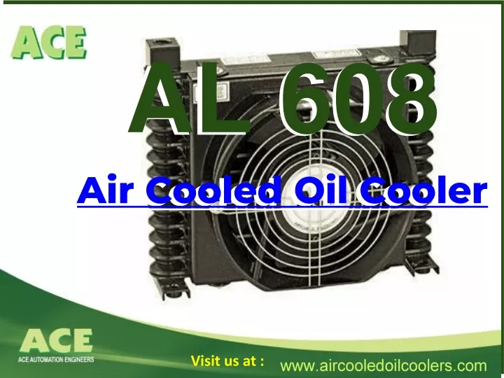 al 608 air cooled oil cooler