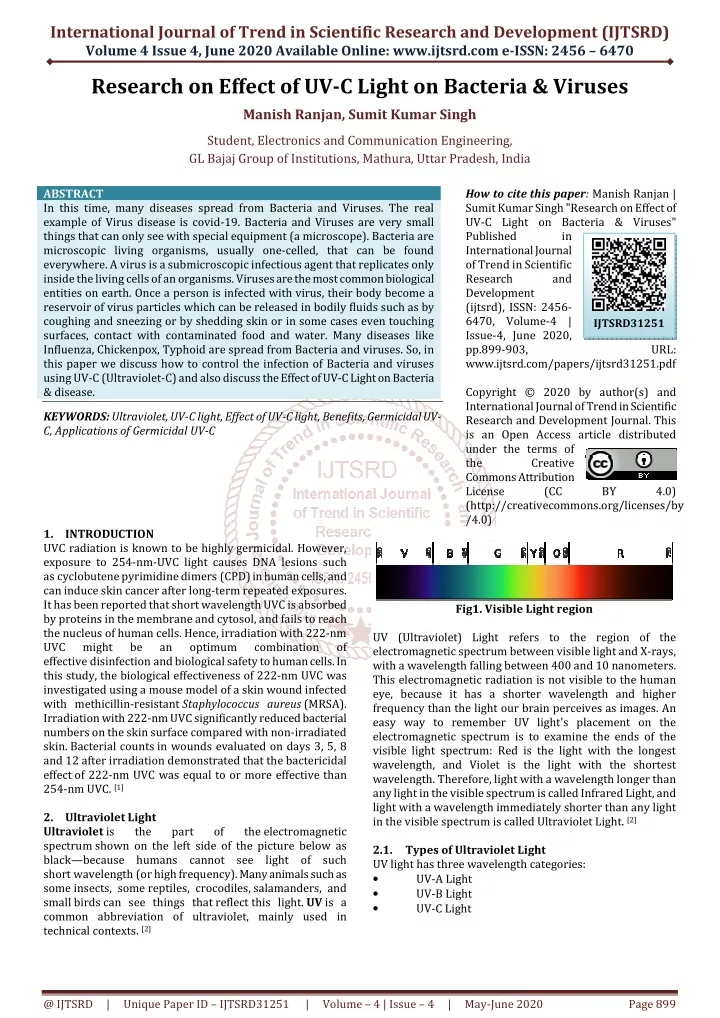 international journal of trend in scientific