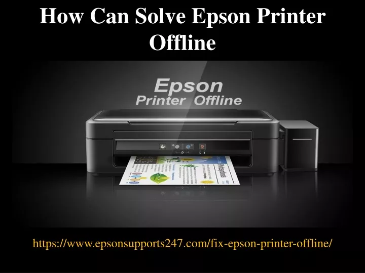 how can solve epson printer offline