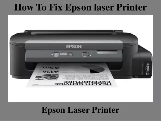 how to fix epson laser printer