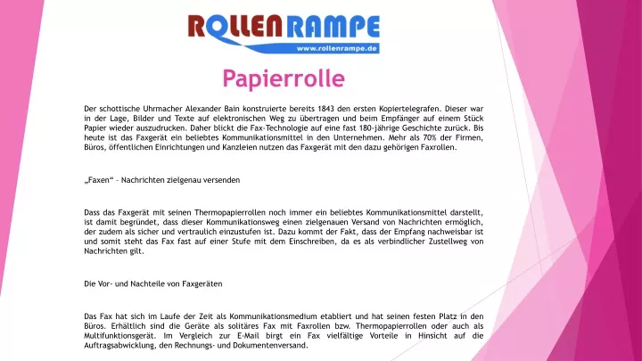 papierrolle