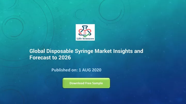 global disposable syringe market insights