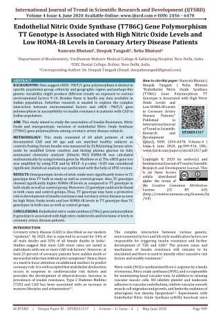 international journal of trend in scientific