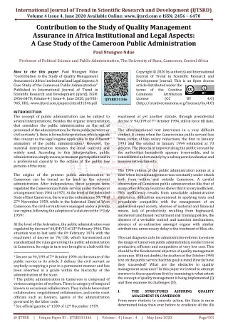 international journal of trend in scientific