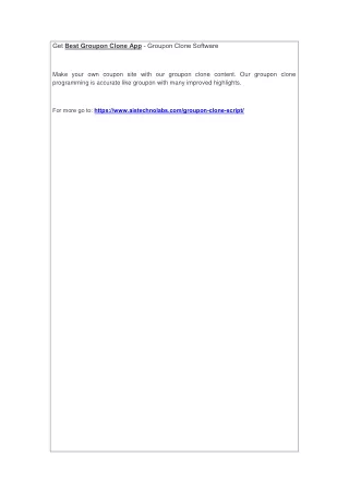 get best groupon clone app groupon clone software