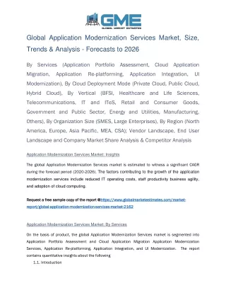 global application modernization services market
