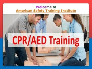 welcome to american safety training institute