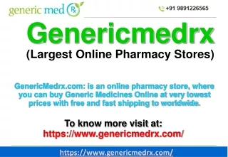 Buy Generic Medicines Online
