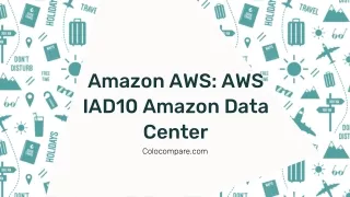 Amazon AWS: AWS IAD10 Amazon Data Center