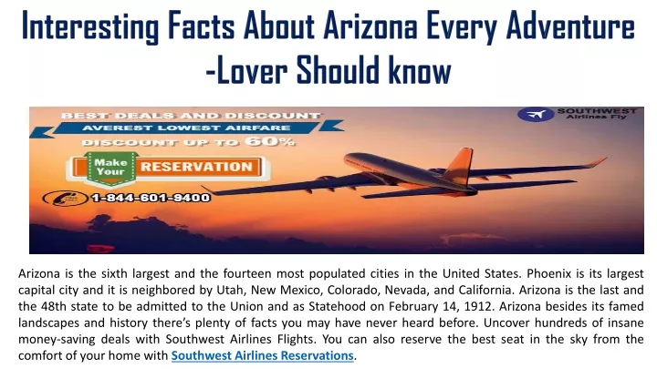 interesting facts about arizona every adventure