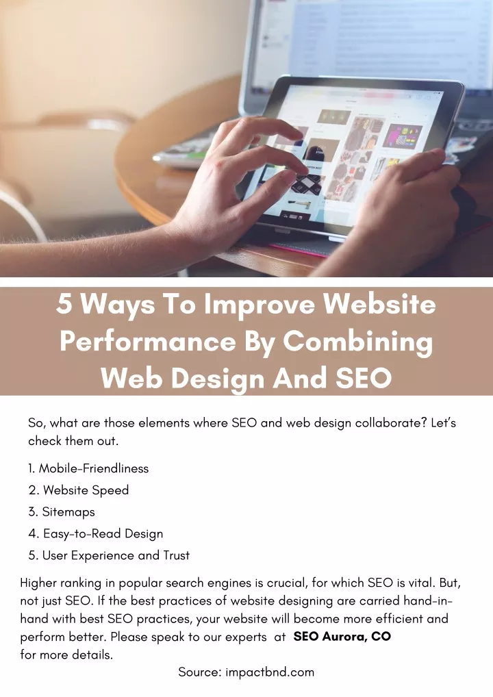 5 ways to improve website performance