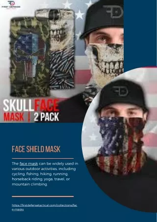 Face Shield Mask - First Defense Tactical