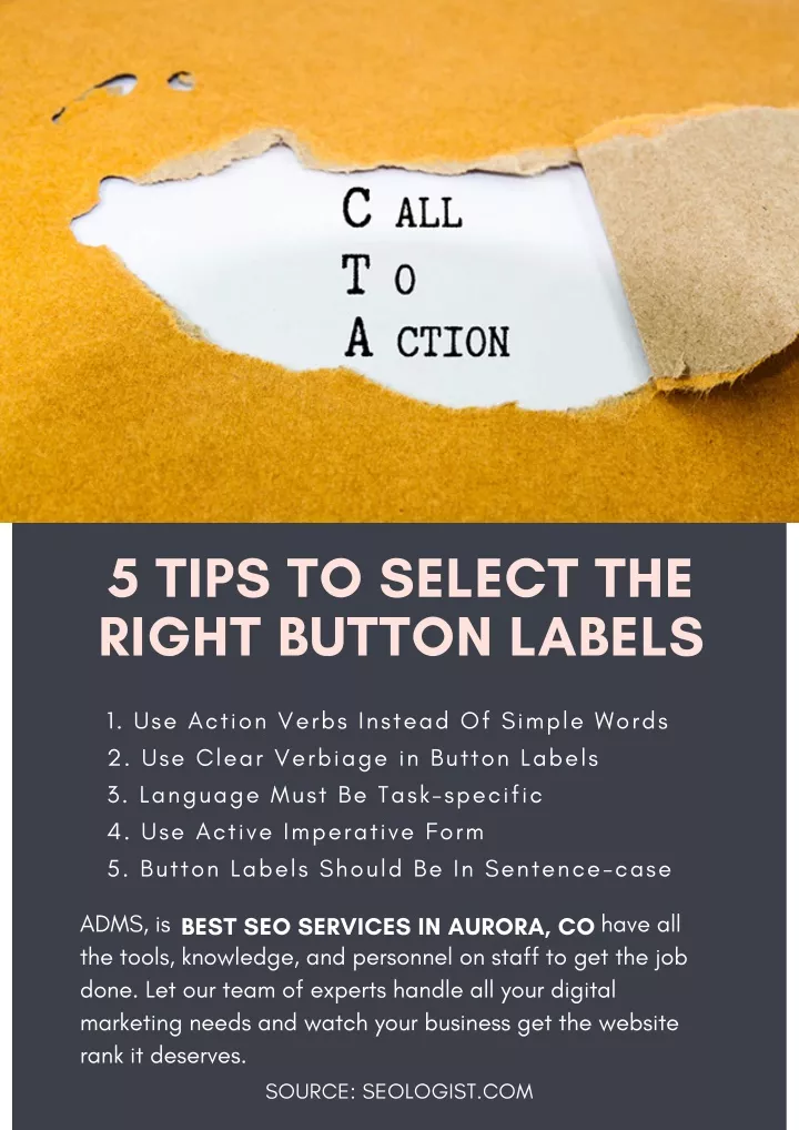 5 tips to select the right button labels