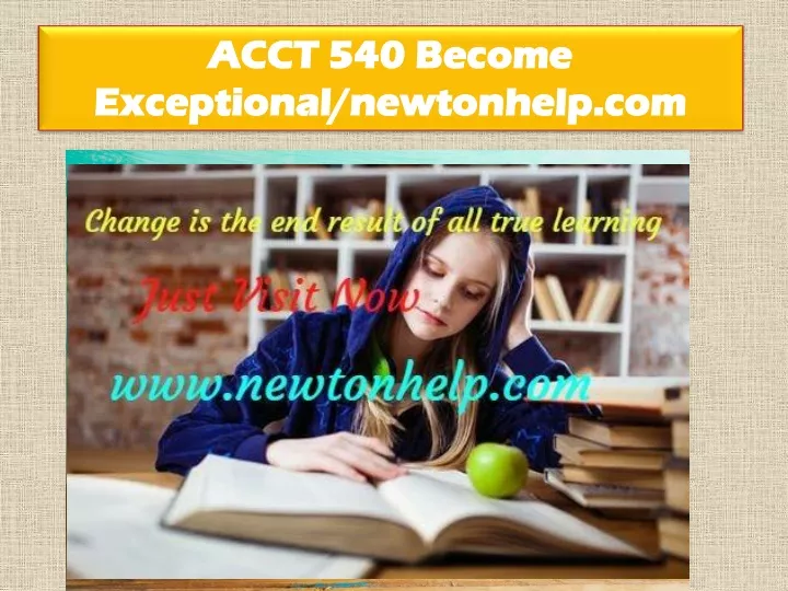 acct 540 become exceptional newtonhelp com